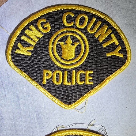 Two (2) King County, Washington Embroidered Police Patches - Collectible Only - Picture 2 of 4